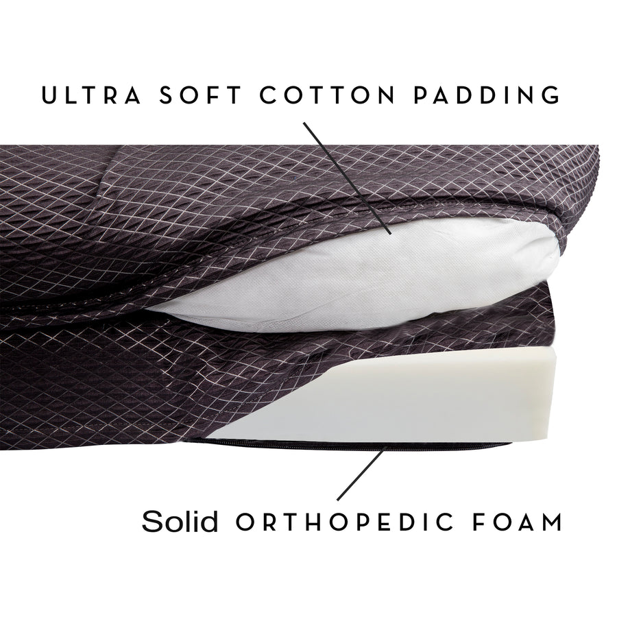 Foam Replacement Large Dog Bed – BarksBar - Main Image